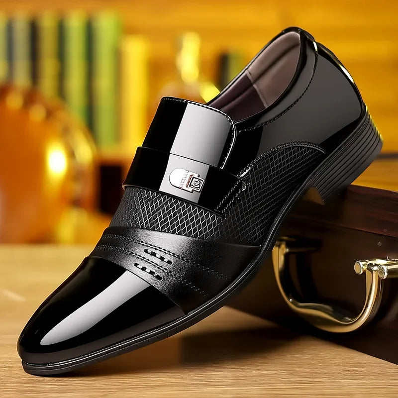 Vintage-Leder Schuhe für legere Anlässe