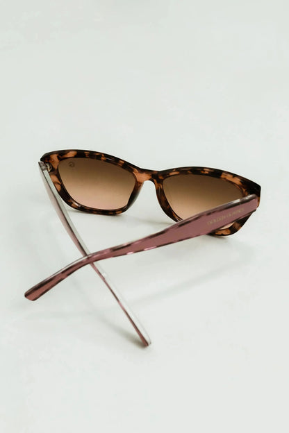 Damen Sonnenbrille Aurora Animal Rosé