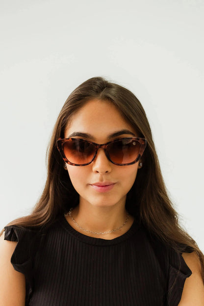 Damen Sonnenbrille Aurora Animal Rosé