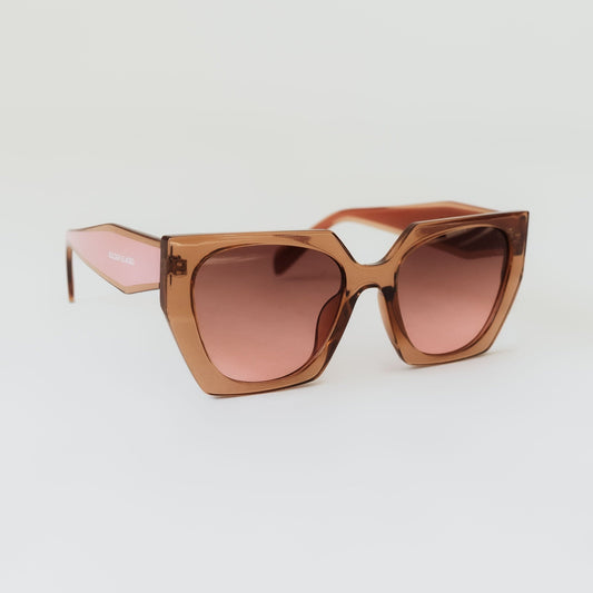 Damen Diamant Rosé Sonnenbrille