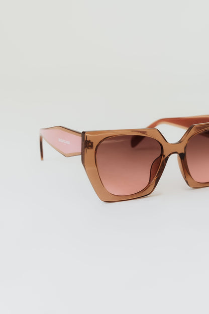 Damen Diamant Rosé Sonnenbrille