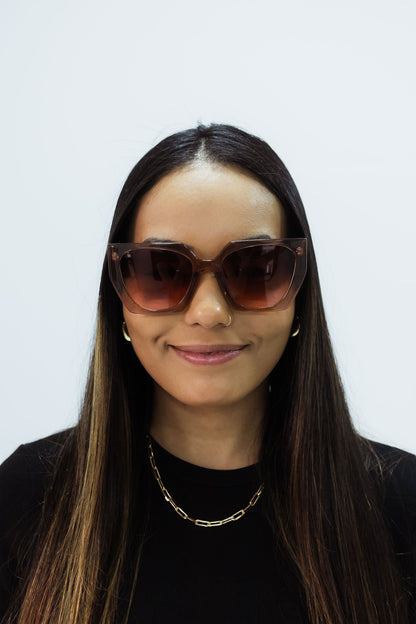 Damen Diamant Rosé Sonnenbrille