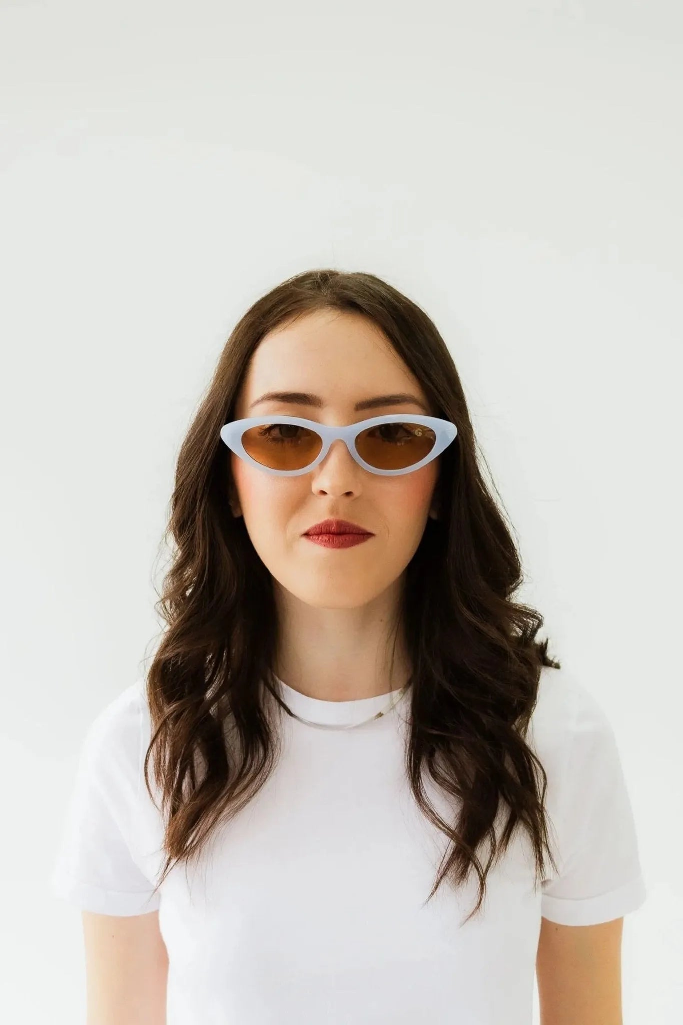 Damen Blaue Katzenaugen Sonnenbrille