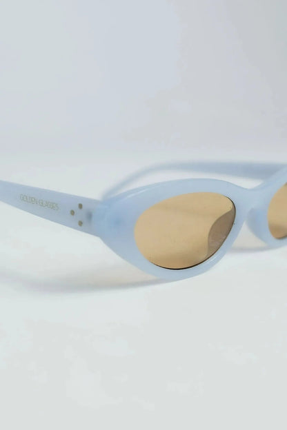 Damen Blaue Katzenaugen Sonnenbrille