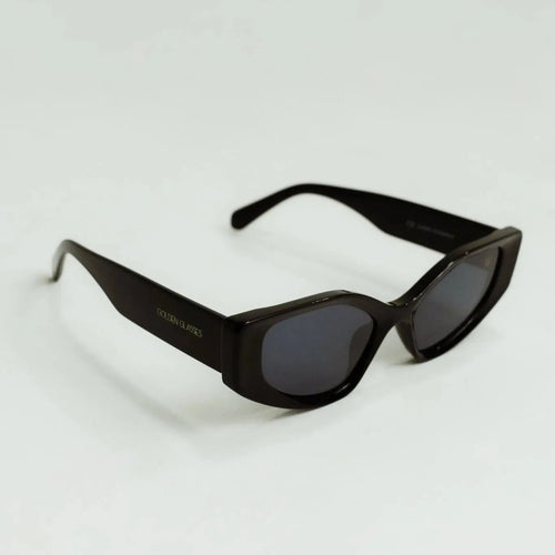Damen ikonische schwarze Sonnenbrille